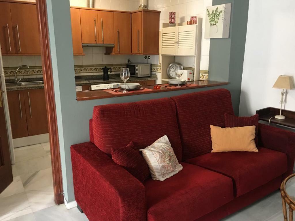Apartamento Balneario playa Caleta Cadiz Bagian luar foto