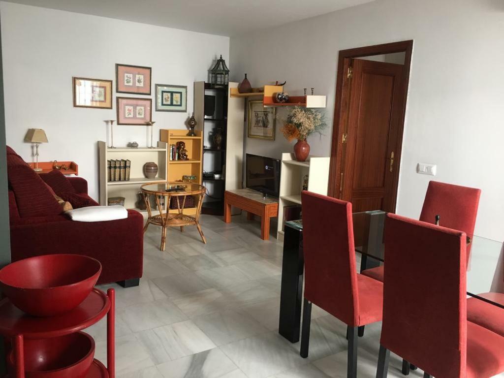 Apartamento Balneario playa Caleta Cadiz Bagian luar foto